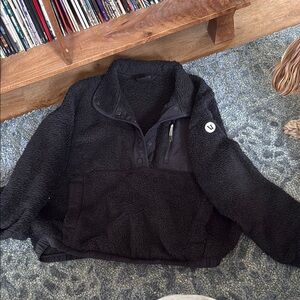 Vuori Black Fleece Jacket